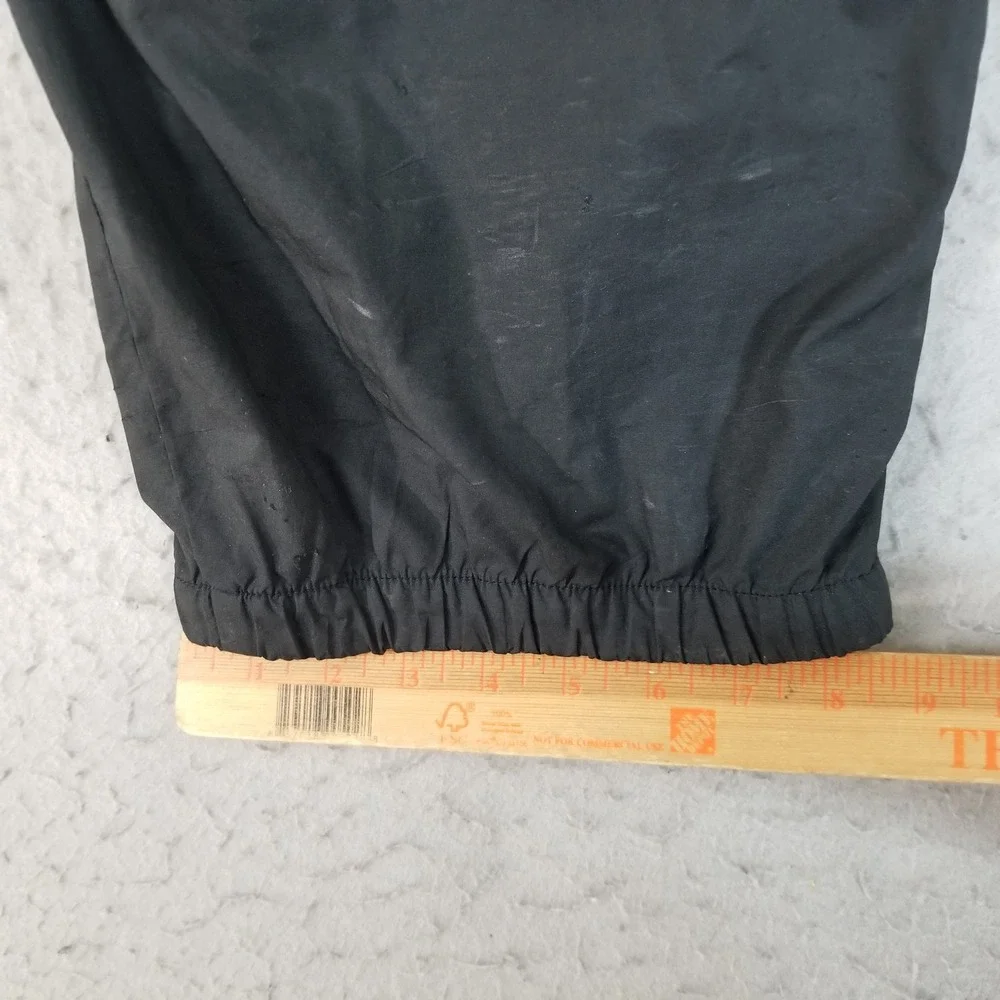 The North Face Pants Mens XL Black Windbreaker Stow Pocket Hiking Ankle Zip